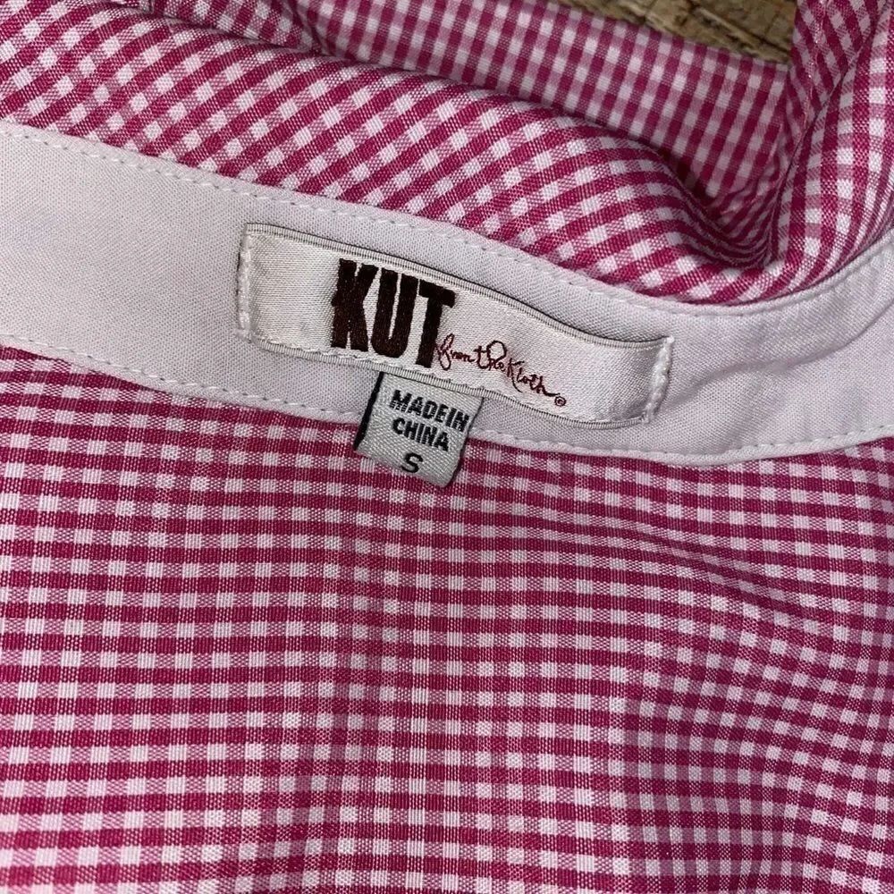 💜 kut from the Kloth Checked Button Up Shirt - Picture 5 of 9